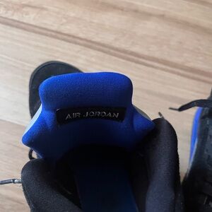 Air Jordan Black and Blue Sneakers